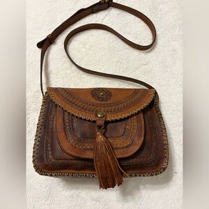 Patricia Nash Beaumont Leather Crossbody Bag